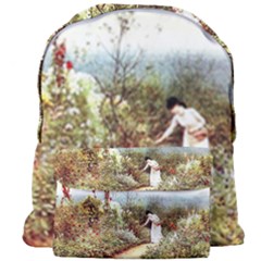 Lady And Scenery Giant Full Print Backpack by vintage2030