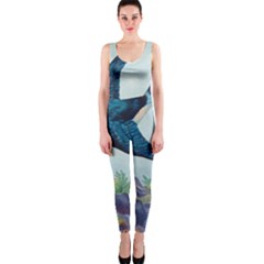 Blue Bird One Piece Catsuit by vintage2030