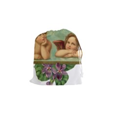 Angel 1332287 1920 Drawstring Pouch (small) by vintage2030