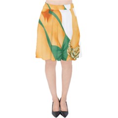 Woman 792872 1920 Velvet High Waist Skirt by vintage2030