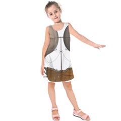 Air Ship 1300078 1280 Kids  Sleeveless Dress by vintage2030