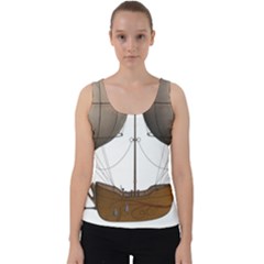Air Ship 1300078 1280 Velvet Tank Top by vintage2030