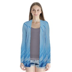 Spiral Drape Collar Cardigan by WILLBIRDWELL