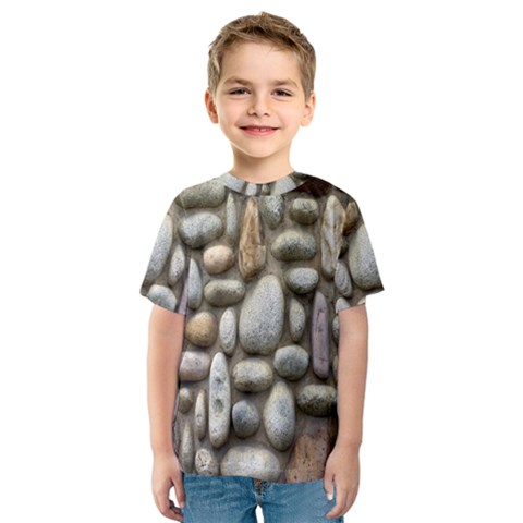 The Stones Facade Wall Building Kids  Sport Mesh Tee by Sapixe