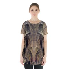 Fractal Art Graphic Design Image Skirt Hem Sports Top by Sapixe