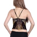 Fractal Art Graphic Design Image Spaghetti Strap Bra Top View2