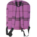Violet Plaid Full Print Backpack View2