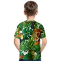 Tropical Pelican Tiger Jungle Kids  Cotton Tee View2