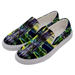 Between Two Moons 1 Men s Canvas Slip Ons by bestdesignintheworld
