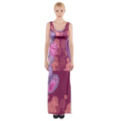 Illustration Love Celebration Maxi Thigh Split Dress by Nexatart
