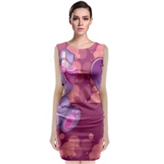 Illustration Love Celebration Classic Sleeveless Midi Dress by Nexatart