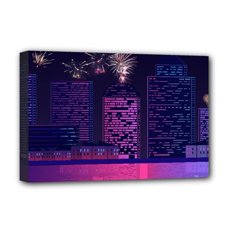 Architecture Home Skyscraper Deluxe Canvas 18  X 12  (stretched) by Nexatart