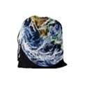 Spherical Science Fractal Planet Drawstring Pouch (Large) View2