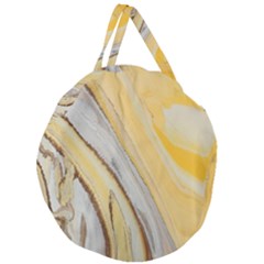 Yellow Jungle Giant Round Zipper Tote by WILLBIRDWELL