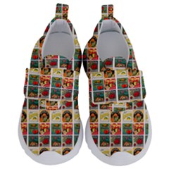 Victorian Fruit Labels Velcro Strap Shoes by snowwhitegirl