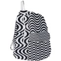 Wave Pattern Wavy Water Seamless Foldable Lightweight Backpack View3