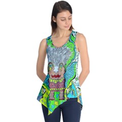 Cosmic Planet Angel Sleeveless Tunic by chellerayartisans