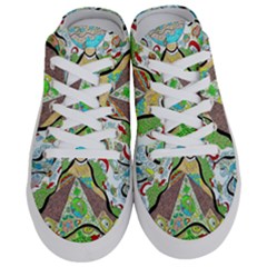 Cosmic Pyramid Half Slippers by chellerayartisans