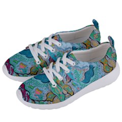 Mystic Mermaid Women s Lightweight Sports Shoes by chellerayartisans