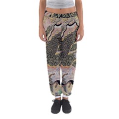 Lizard Volcano Women s Jogger Sweatpants by chellerayartisans