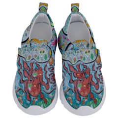 Volcano Submarine Velcro Strap Shoes by chellerayartisans