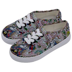 Transparent Volcano Fish Kids  Classic Low Top Sneakers by chellerayartisans