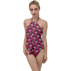 Frida Pink Go With The Flow One Piece Swimsuit by snowwhitegirl