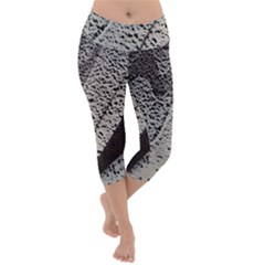 Shadows Lightweight Velour Capri Yoga Leggings by WILLBIRDWELL