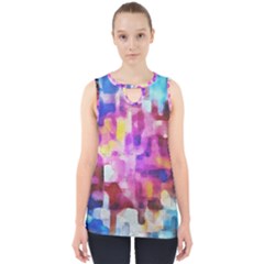 Blue Pink Watercolors                                                    Cut Out Tank Top by LalyLauraFLM