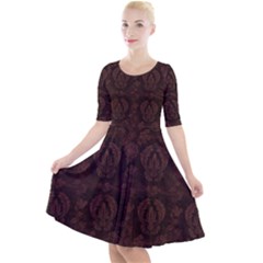 Leather 1568432 1920 Quarter Sleeve A-line Dress by vintage2030