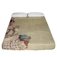 Background 1775324 1920 Fitted Sheet (queen Size) by vintage2030