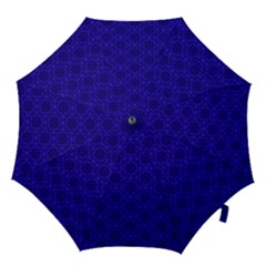 Victorian Paisley Royal Blue Pattern Hook Handle Umbrellas (medium) by snowwhitegirl