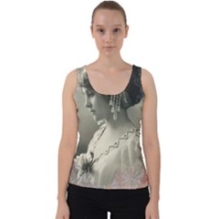 Vintage 1501540 1920 Velvet Tank Top by vintage2030