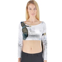 Vintage 1409215 1920 Long Sleeve Crop Top by vintage2030