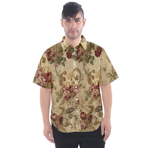 Background 1241691 1920 Men s Short Sleeve Shirt by vintage2030