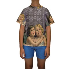 Vintage 1143398 1920 Kids  Short Sleeve Swimwear by vintage2030