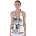 Seamless Pattern Texture Background Babydoll Tankini Top View1