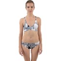 Seamless Pattern Texture Background Wrap Around Bikini Set View1