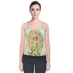 Vintage 1225895 1280 Velvet Spaghetti Strap Top by vintage2030