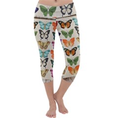 Butterfly 1126264 1920 Capri Yoga Leggings by vintage2030