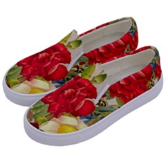 Vintage 1122622 1280 Kids  Canvas Slip Ons by vintage2030