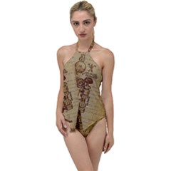 Vintage 1123731 1920 Go With The Flow One Piece Swimsuit by vintage2030