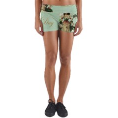 Christening 976872 1280 Yoga Shorts by vintage2030