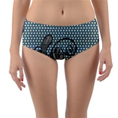 Retro 1107633 1920 Reversible Mid-waist Bikini Bottoms by vintage2030