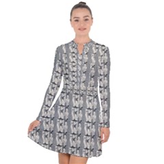 Vintage Girl With Basket Comic Long Sleeve Panel Dress by snowwhitegirl