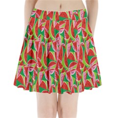 Melon Pleated Mini Skirt by awesomeangeye