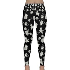 Doodle Bob Pattern Lightweight Velour Classic Yoga Leggings by Valentinaart