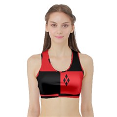 Harley Sports Bra With Border by raeraeshescrafty