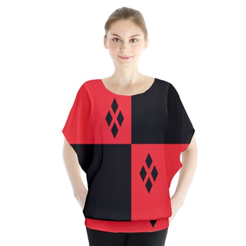 Harley Batwing Chiffon Blouse by raeraeshescrafty