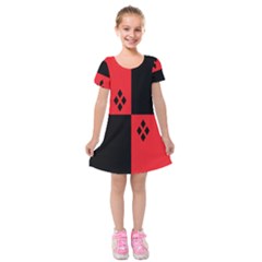 Harley Kids  Short Sleeve Velvet Dress by raeraeshescrafty